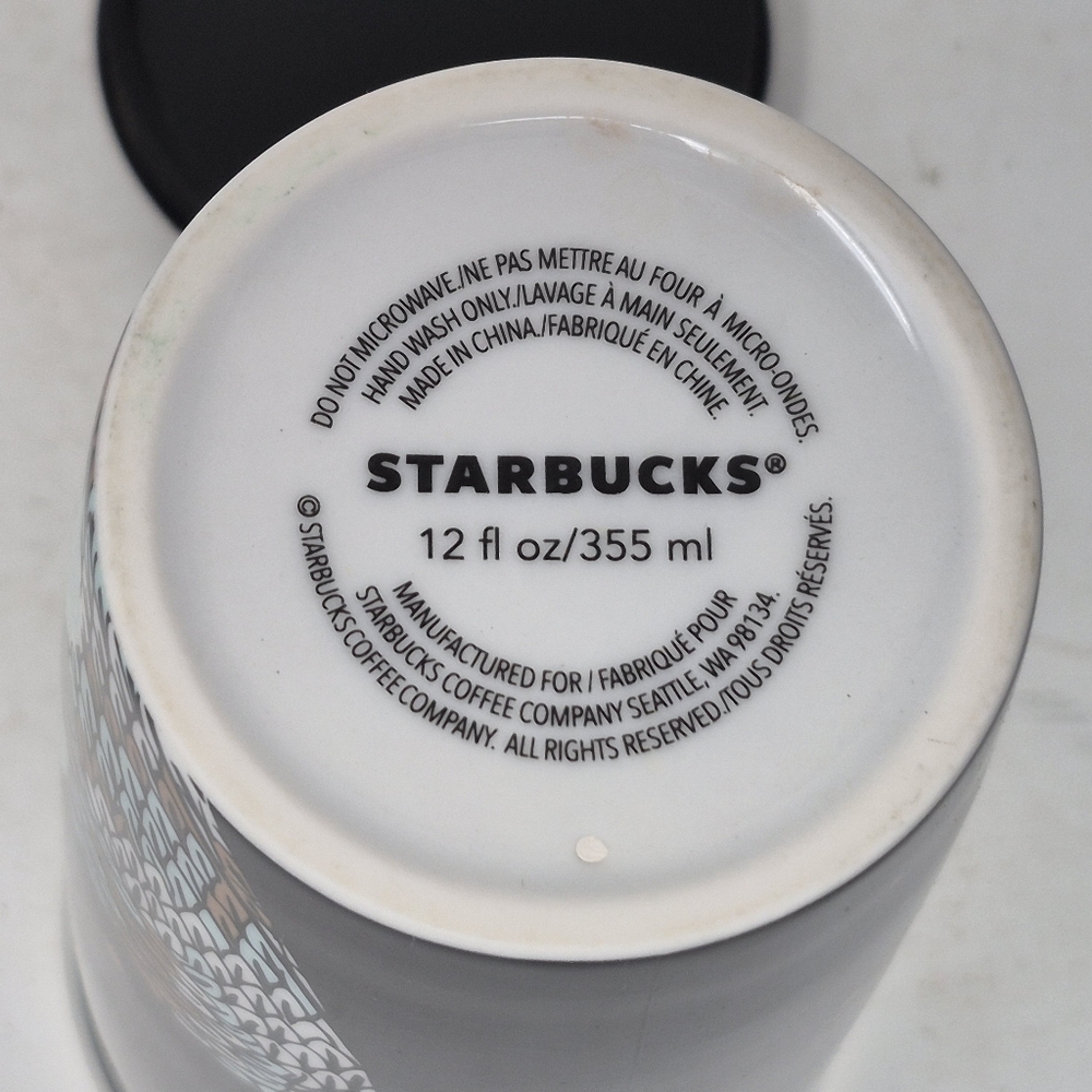 Starbucks 2018 Mermaid Siren Limited Edition Ceramic Travel Mug - Picture 5 of 5
